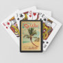 Key West Florida Palm Tree Beach Vintage Travel Playing Cards