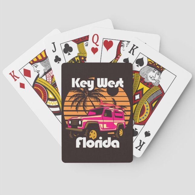 Key West Florida Poker Cards (Back)