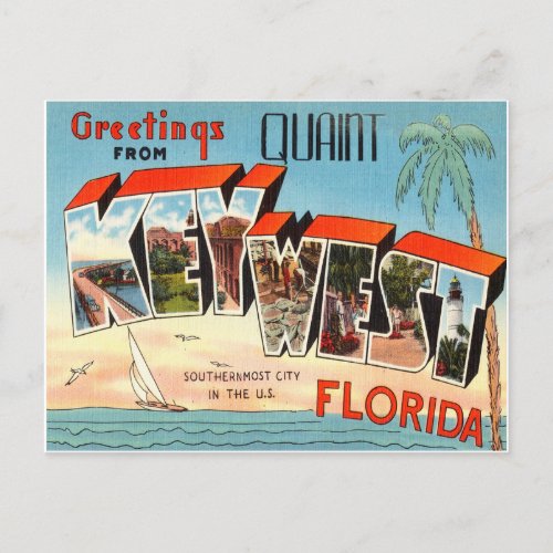 Key West Florida Postcard