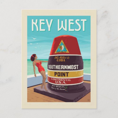 Key West  Florida Postcard