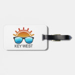Key West Florida Sunglasses Luggage Tag