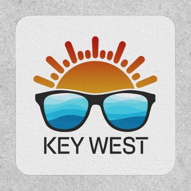 Key West Florida Sunglasses Patch (Front)