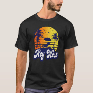 Key West Florida Sunset Beach Retro Premium T-Shirt