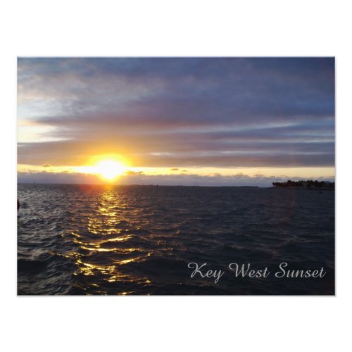 Key West Florida Sunset Photo Poster
