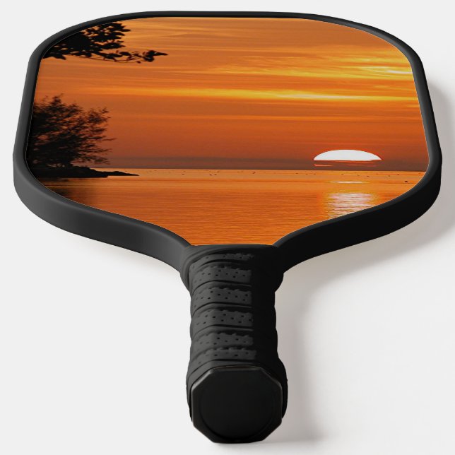 Key West, Florida sunset Pickleball Paddle (Laydown)