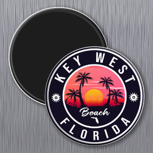 key west Florida Sunset Vacation Souvenirs Magnet