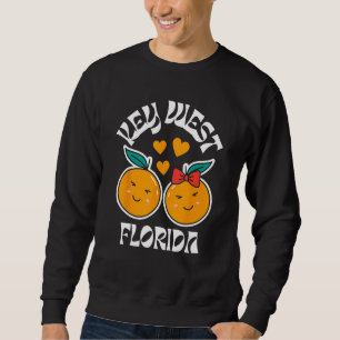 Key West Florida Sunshine Fruit Tree Sweatshirt