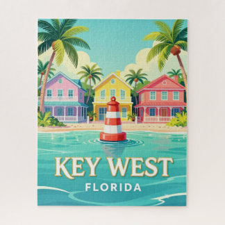 Key West Florida Travel Island Scene 🌴 Jigsaw Puzzle