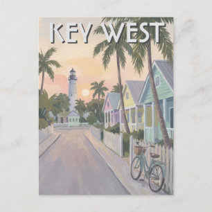 Key West Florida Travel Postcard