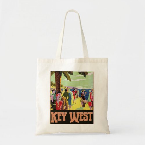 Key West Florida Travel Vintage  Tote Bag
