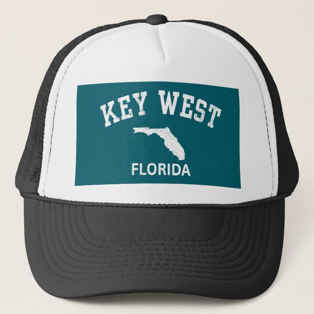 Key West Florida  Trucker Hat (Front)