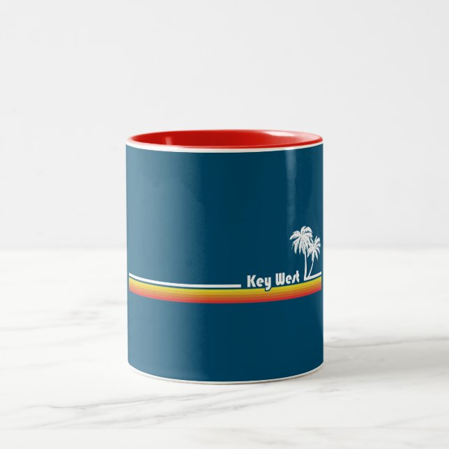 Key West, Florida Two-Tone Coffee Mug (Center)