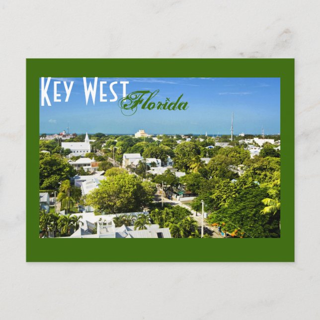 Key West, Florida, U.S.A. Postcard (Front)