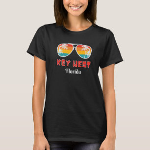 Key West Florida Vintage 70s Retro Throwback Sungl T-Shirt