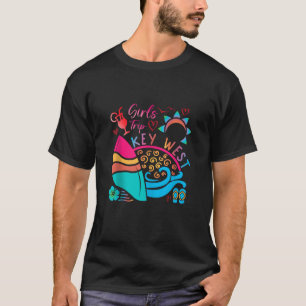 Key West Girls Trip 2023 Beach Summer Vacation Tie T-Shirt