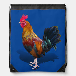 Key West - Gypsy Rooster Drawstring Bag