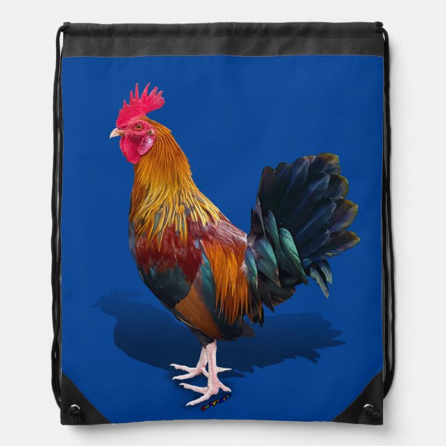 Key West - Gypsy Rooster  Drawstring Bag (Front)