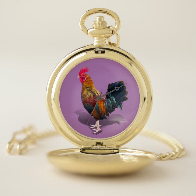 Key West - Gypsy Rooster Pocket Watch (Inside)