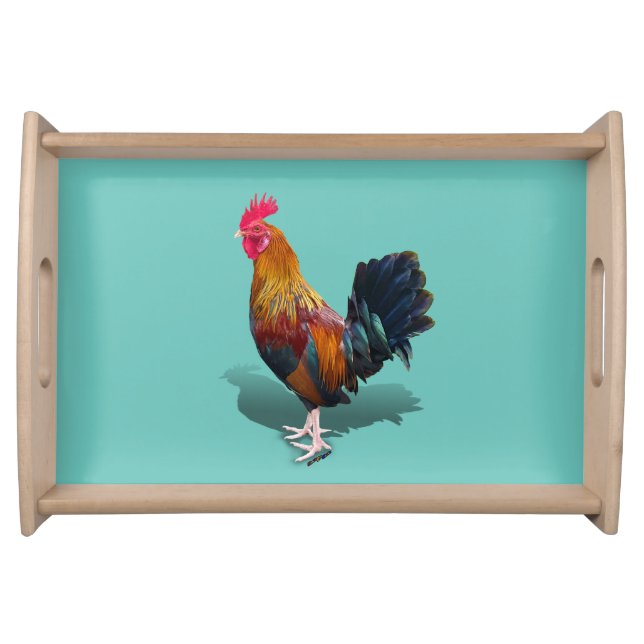 Key West - Gypsy Rooster Serving Tray (Front)