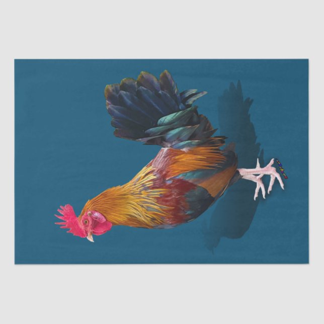 Key West - Gypsy Rooster Tissue Paper (Front)