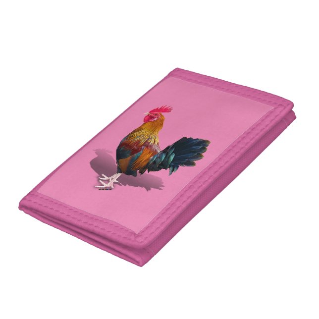 Key West - Gypsy Rooster Trifold Wallet (Bottom)