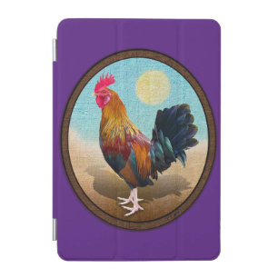 Key West - Gypsy Rooster Vintage Oval iPad Mini Cover