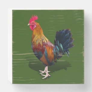 Key West - Gypsy Rooster Wooden Box Sign