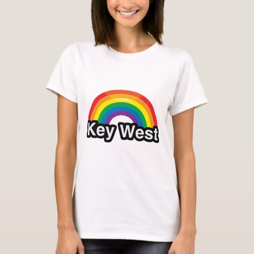 KEY WEST LGBT PRIDE RAINBOW _png T_Shirt