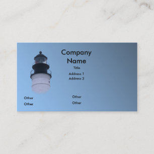 Key West Lighthouse Business Card
