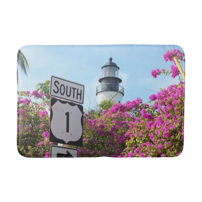 Key West Lighthouse, Florida Bath Mat (Front)
