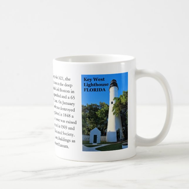 Key West Lighthouse, Florida Mug (Right)
