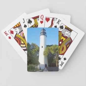 Key West Lighthouse  Florida Playing Cards by LighthouseGuy at Zazzle