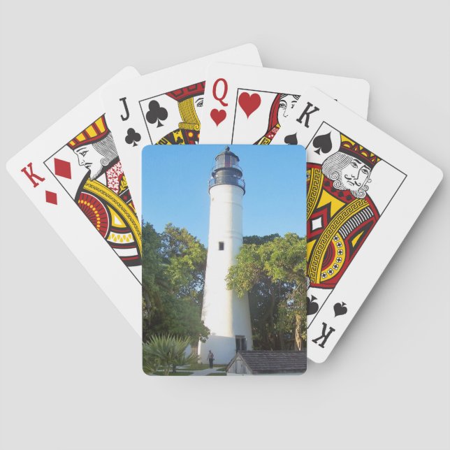 Key West Lighthouse, Florida Poker Cards (Back)