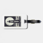 Key West Lighthouse Moon Luggage Tag