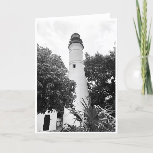Key West Lighthouse Note Card Blank Inside