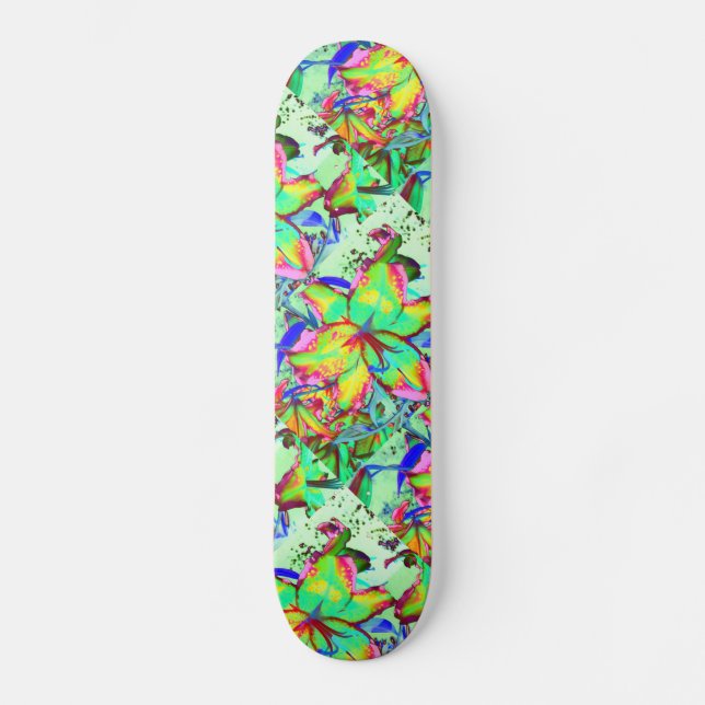 Key West Lily Skateboard Deck (Front)