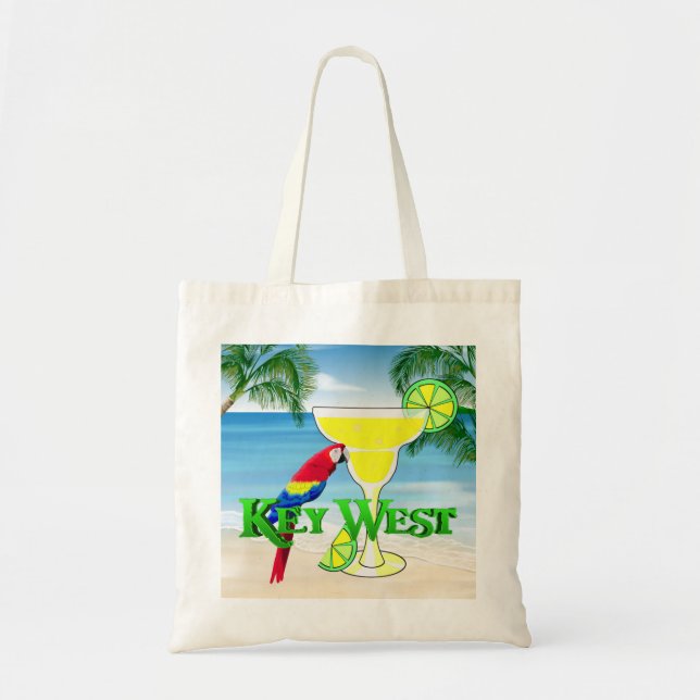 Key West Margarita Tote Bag (Front)