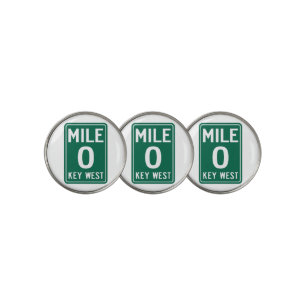 Key West Mile 0, Florida USA Golf Ball Marker