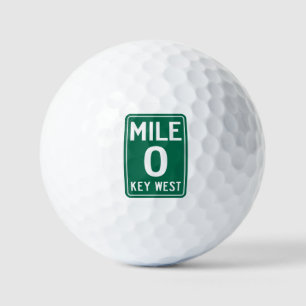 Key West Mile 0, Florida USA Golf Balls