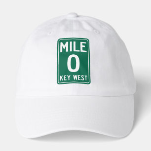 Key West Mile 0, Florida USA Hat
