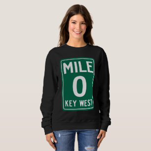 Key West Mile 0, Florida USA Sweatshirt