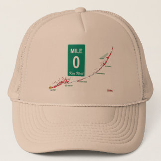 Key West Mile Marker 0 Trucker Hat