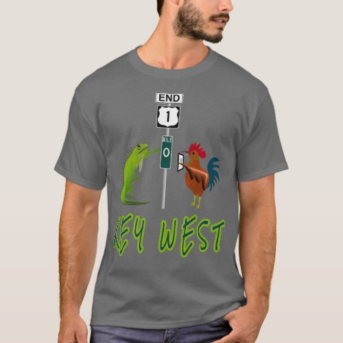 Key West Mile Zero T_Shirt