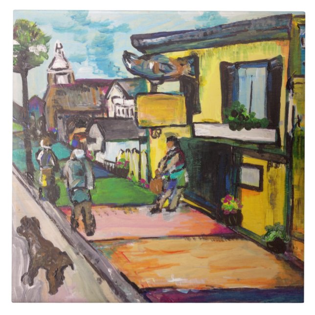 Key West Painting #1 Tile (Front)