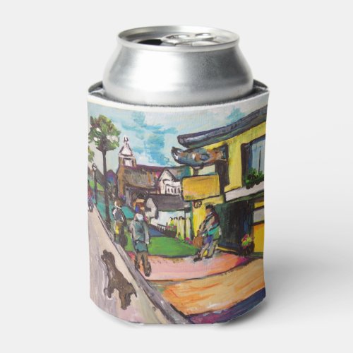 Key West Painting Can Cooler