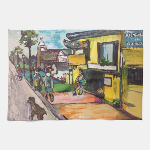 Key West Painting Kitchen Towel