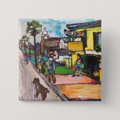 Key West Painting Pinback Button