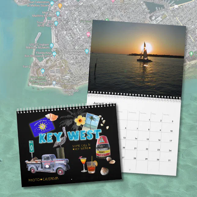 Key West Photo Calendar Zazzle