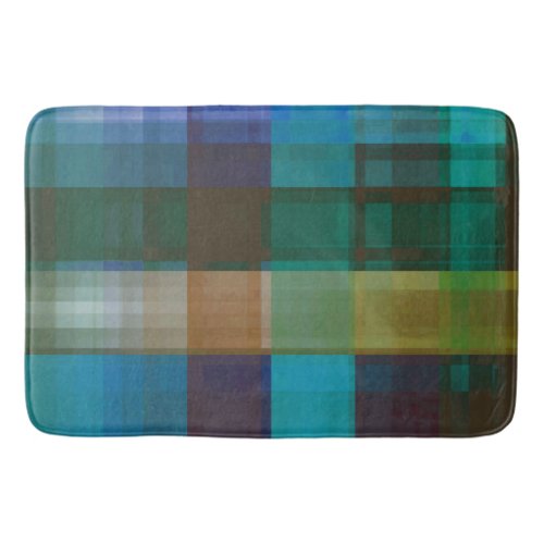 Key West Plaid Bath Mat