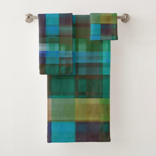 Key West Plaid Bath Towel Set